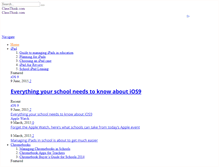 Tablet Screenshot of classthink.com